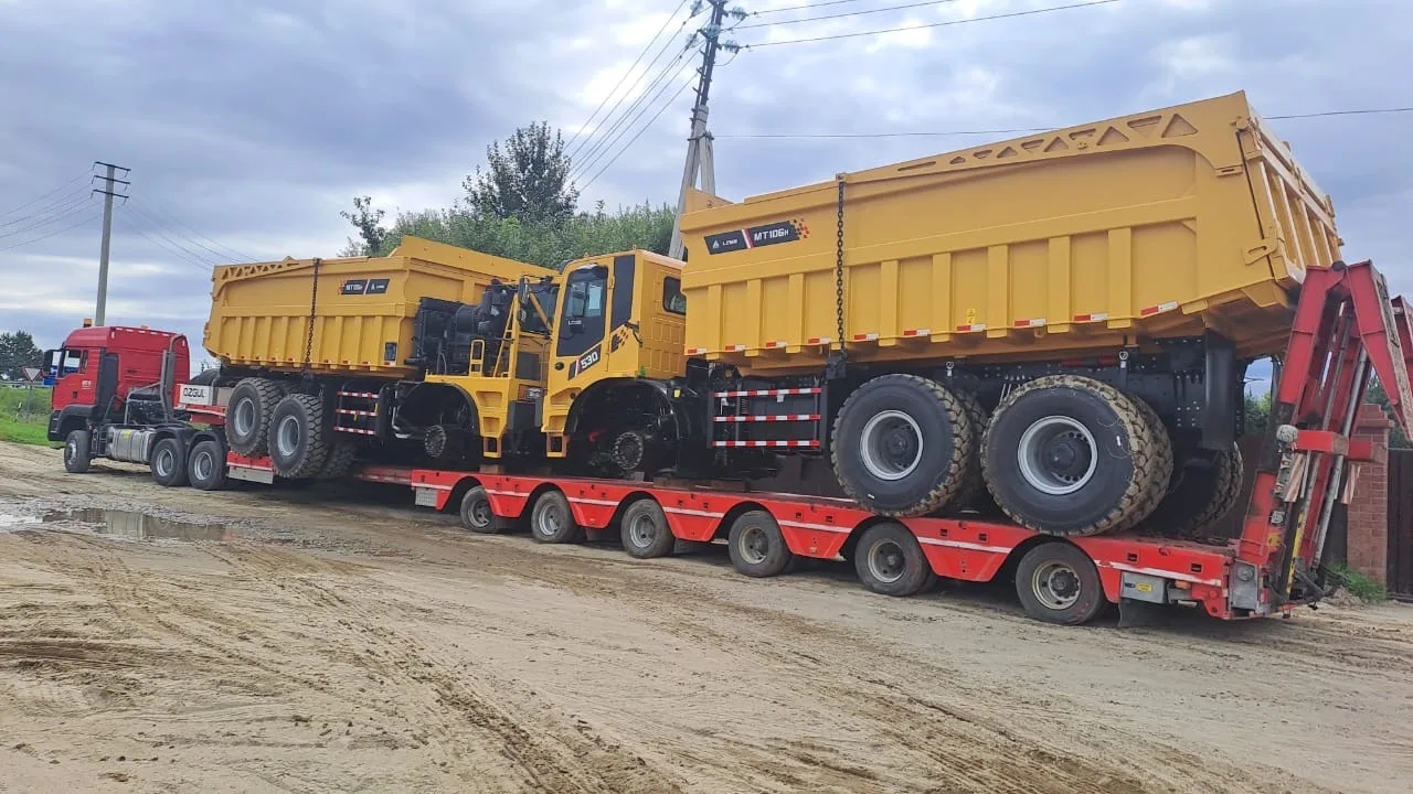 Перевозка карьерной техники для горнодобывающей промышленности
